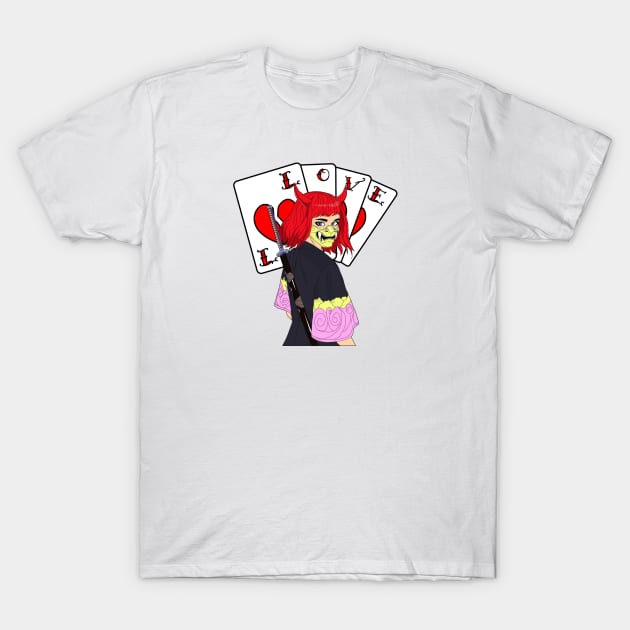 Oni Girl T-Shirt by Love Curse